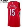 Canotte Bambino New Orleans Pelicans Jose Alvarado 15 Jordan 2022-23 Statement Edition Rosso Swingman
